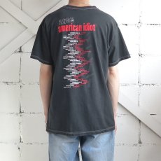 画像4: 2005's "GREEN DAY" -American Idiot- Tour Print T-Shirt　size M-L (4)