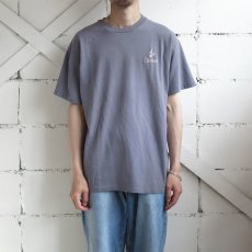 画像2: 1990's "OCEANUS" One Point Logo T-Shirt　GREY　size M-L (2)