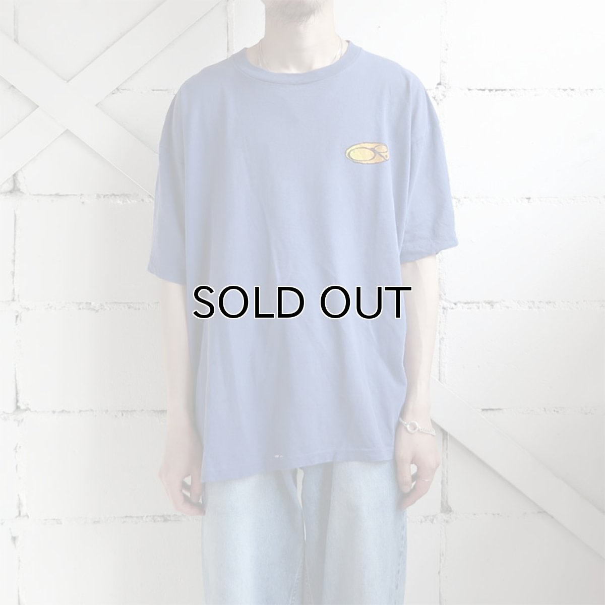 画像2: 1990's "OCEAN PACIFIC" Logo Print T-Shirt BLUE size XL (2)