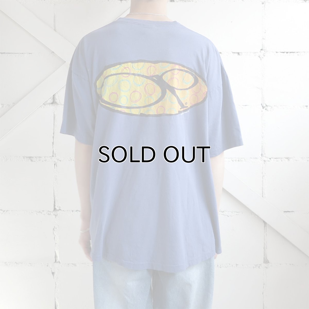 画像4: 1990's "OCEAN PACIFIC" Logo Print T-Shirt BLUE size XL (4)