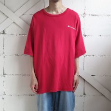 画像2: 1990's~ "Champion" Logo Print T-Shirt　BERRY PINK　size XXL (2)