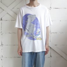 画像2: 1980-90's "DONALD DUCK" Print T-Shirt　WHITE　size L (2)