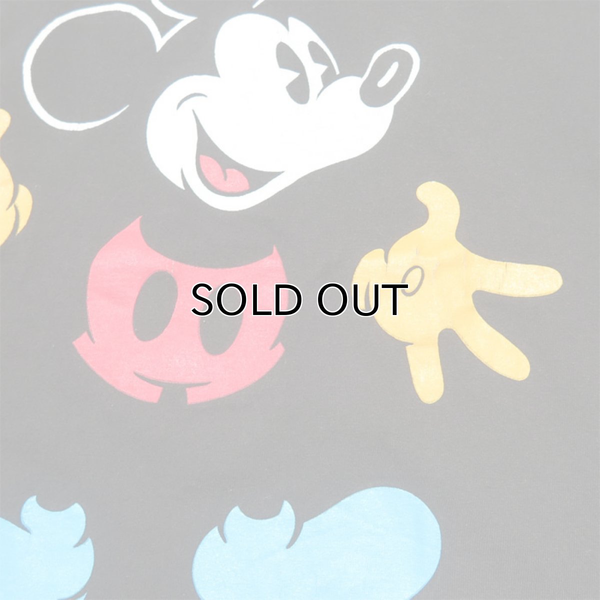 画像4: 1990's U.S.A. "MICKEY MOUSE" Print T-Shirt　BLACK　size L (4)