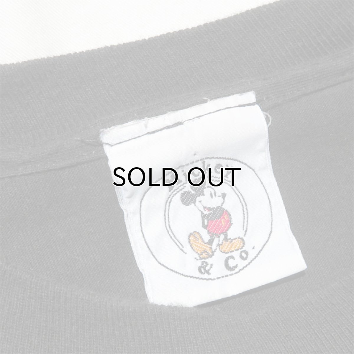 画像3: 1990's U.S.A. "MICKEY MOUSE" Print T-Shirt　BLACK　size L (3)