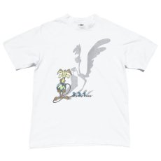 画像1: 1990's "LOONEY TUNES" Character Print T-Shirt　WHITE　size M-L (1)