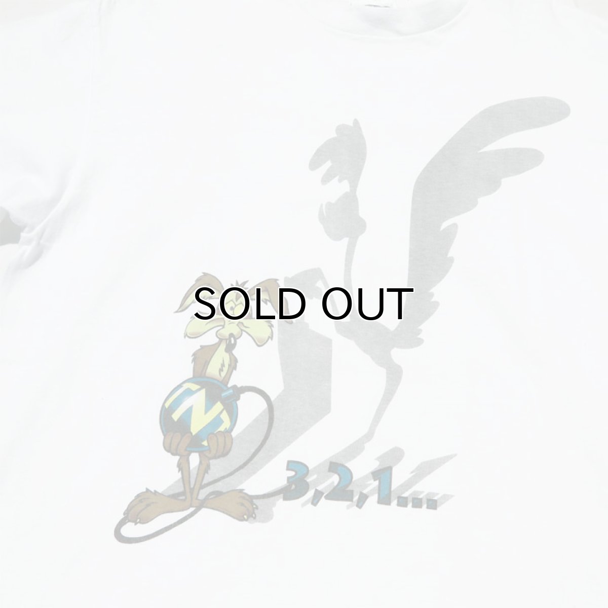 画像4: 1990's "LOONEY TUNES" Character Print T-Shirt　WHITE　size M-L (4)