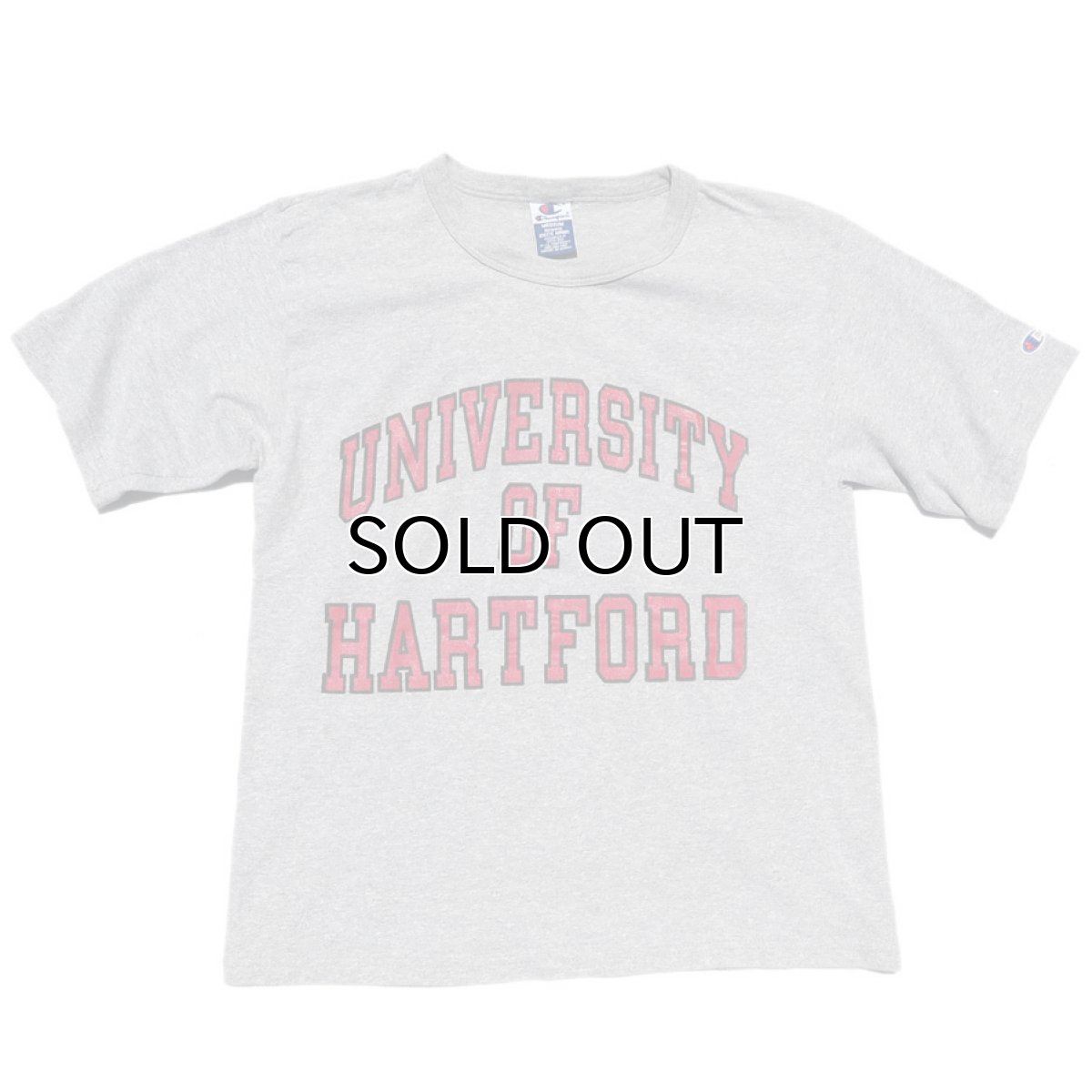 画像1: 1990's~ Champion "UNIVERSITY OF HARTFORD" Print T-Shirt　HEATHER GREY　size M (1)