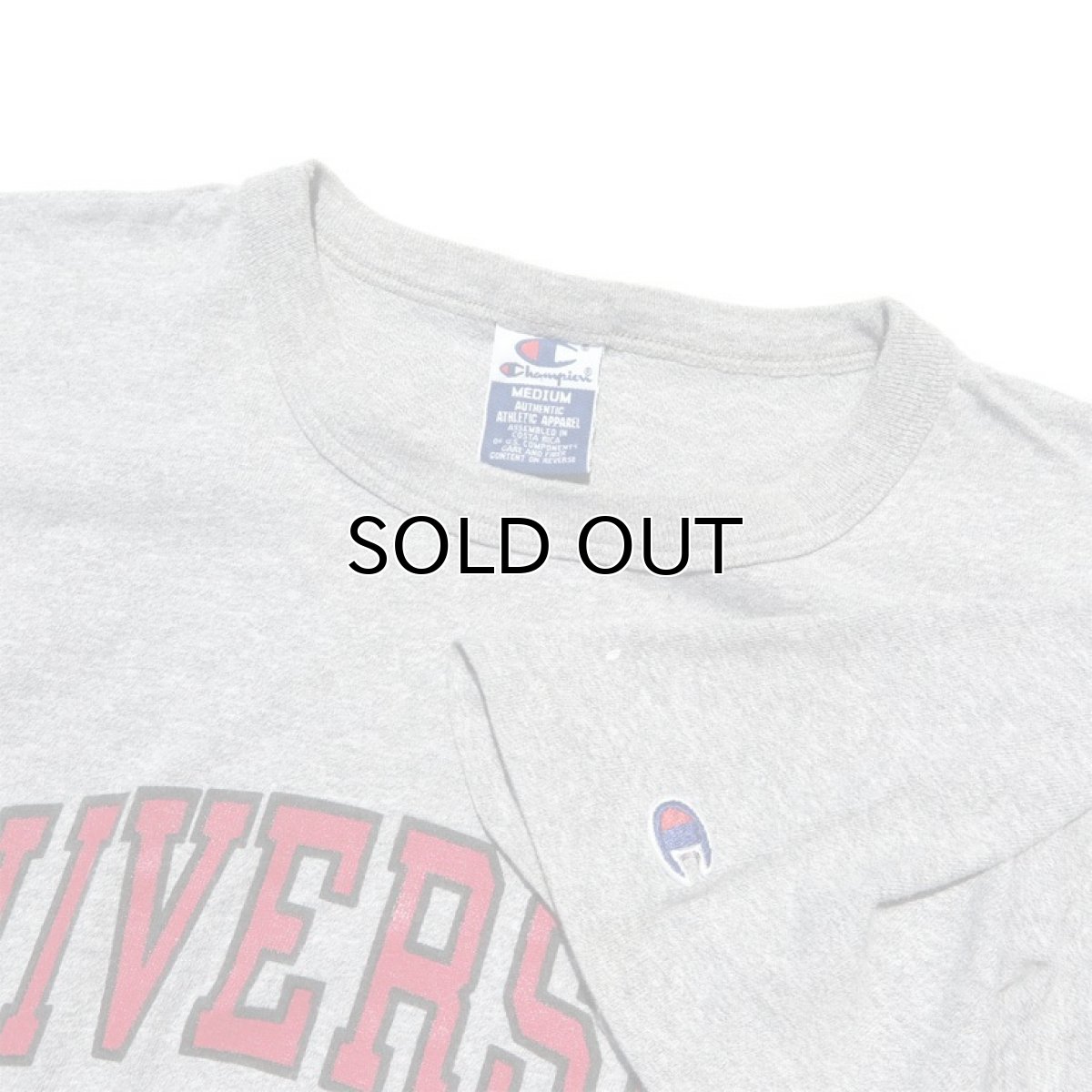 画像3: 1990's~ Champion "UNIVERSITY OF HARTFORD" Print T-Shirt　HEATHER GREY　size M (3)