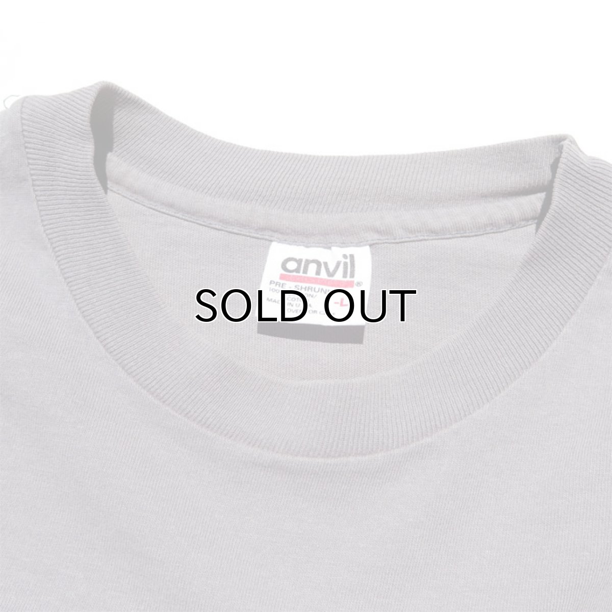 画像4: 1990's "OCEANUS" One Point Logo T-Shirt　GREY　size M-L (4)