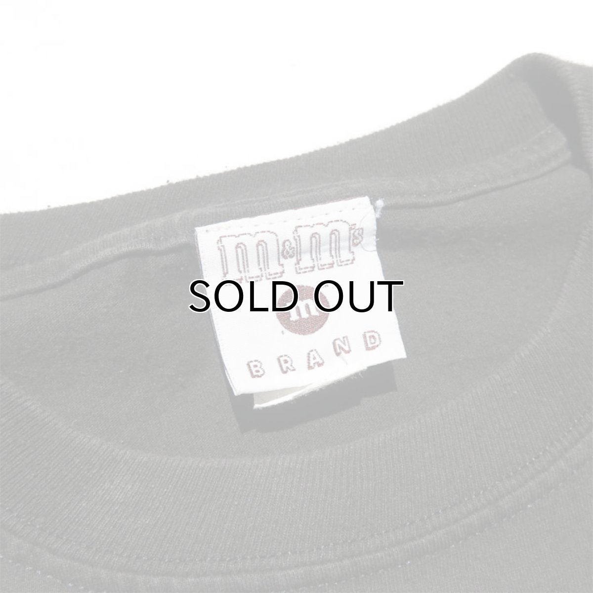 画像5: U.S.A. "M&M'S" Character Print T-Shirt BLACK size XL-XXL (5)