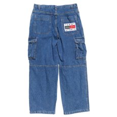 画像5: 1990's~ "TOMMY SPORTS" Baggy Fit Cargo Pants　BLUE DENIM　size W38INCH (5)