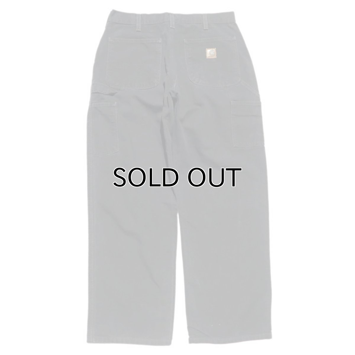 画像3: "Carhartt" Duck Canvas Painter Work Trousers　BLACK　size W33INCH (3)