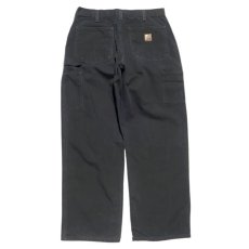 画像3: "Carhartt" Duck Canvas Painter Work Trousers　BLACK　size W33INCH (3)