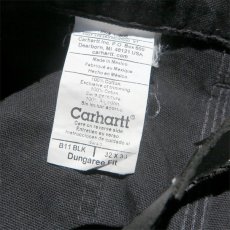 画像6: "Carhartt" Duck Canvas Painter Work Trousers　BLACK　size W33INCH (6)