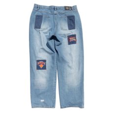 画像4: 1990's "unk" -NBA- Logo Patch Baggy Denim Pants　BLUE DENIM　size  W43INCH (4)