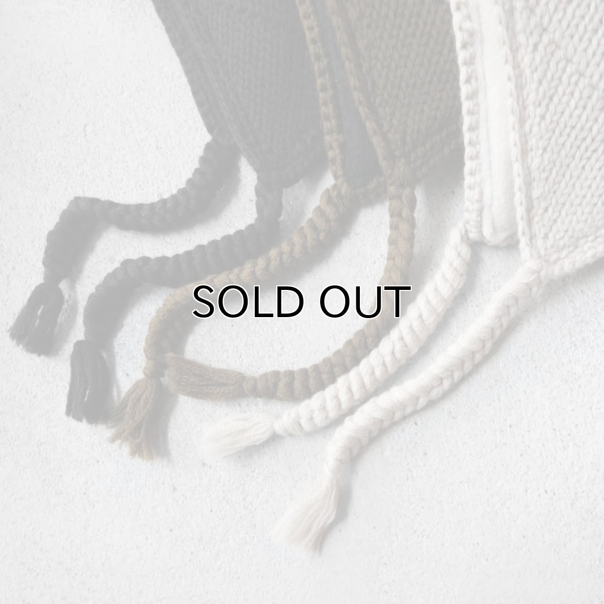 画像2: Riprap "LINED KNIT CAP" -HAND FINISH KNITTING-　color BLACK, OLIVE, STONE　size FREE (2)