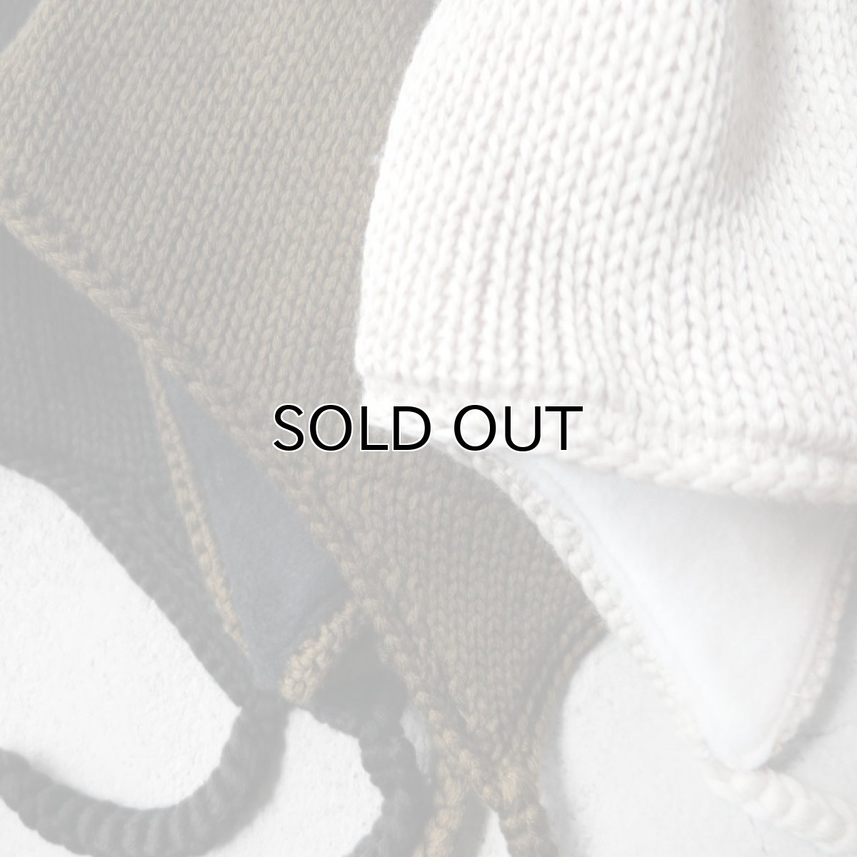 画像3: Riprap "LINED KNIT CAP" -HAND FINISH KNITTING-　color BLACK, OLIVE, STONE　size FREE (3)