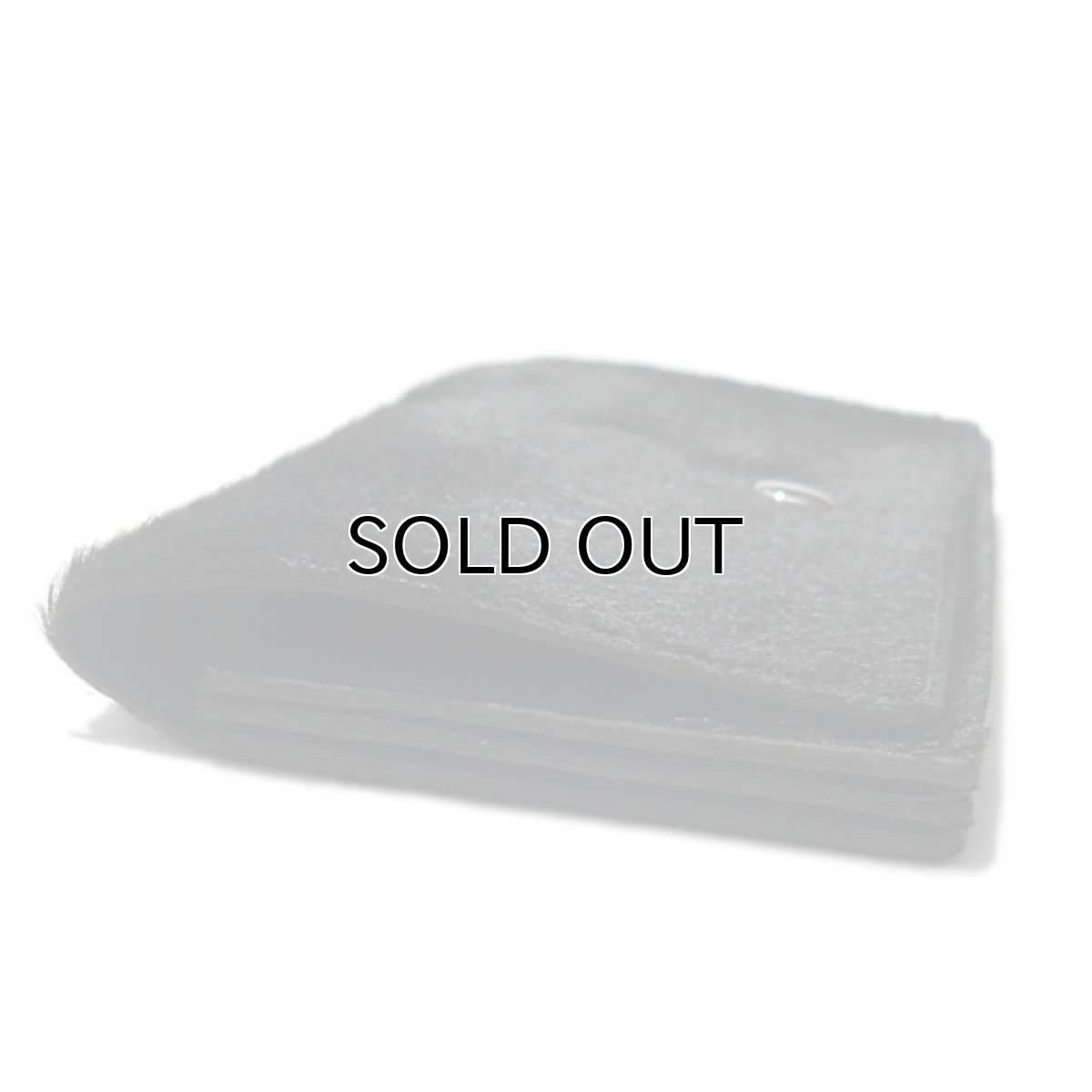 画像3: "JUTTA NEUMANN" Calf Hair Leather Wallet "Waiter's Wallet" -長財布- color BLACK / TURQUOISE BLUE (3)