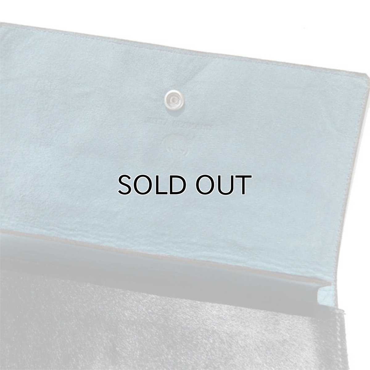 画像5: "JUTTA NEUMANN" Calf Hair Leather Wallet "Waiter's Wallet" -長財布- color BLACK / TURQUOISE BLUE (5)