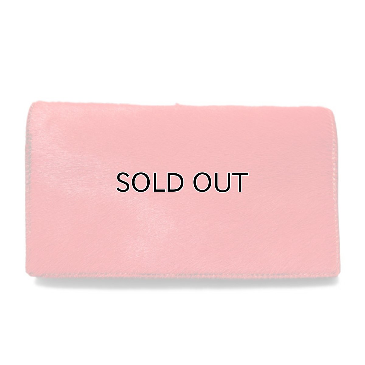 画像2: "JUTTA NEUMANN" Calf Hair Leather Wallet "Waiter's Wallet" -長財布-　color ORANGE / MOCHA BROWN (2)