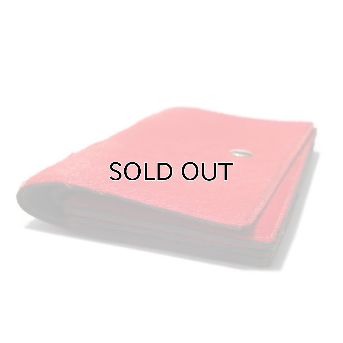 画像3: "JUTTA NEUMANN" Calf Hair Leather Wallet "Waiter's Wallet" -長財布-　color ORANGE / MOCHA BROWN (3)