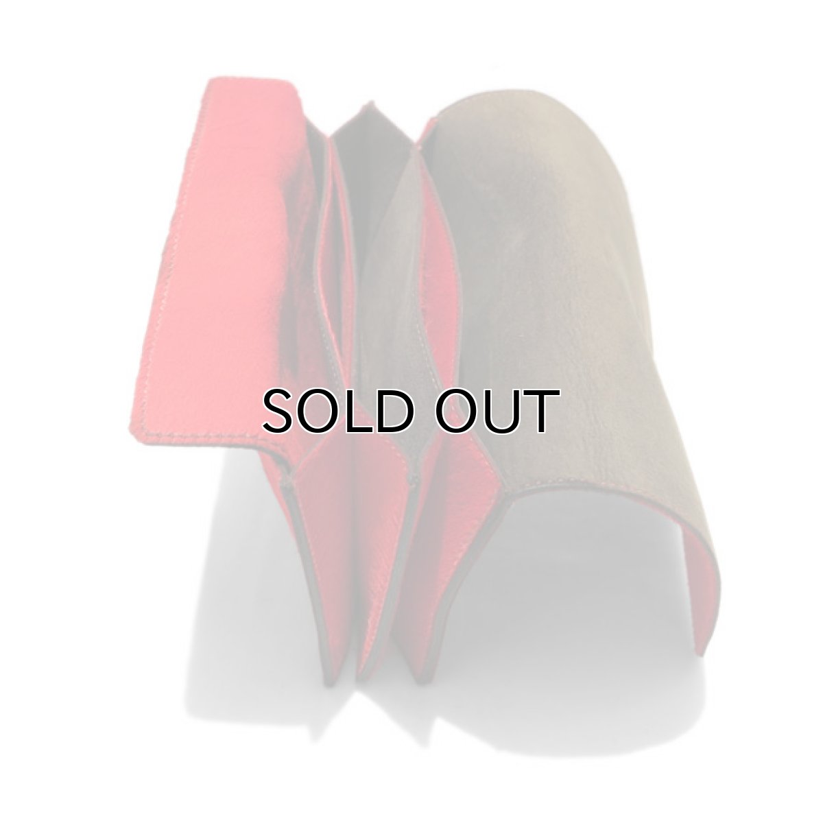 画像6: "JUTTA NEUMANN" Calf Hair Leather Wallet "Waiter's Wallet" -長財布-　color ORANGE / MOCHA BROWN (6)