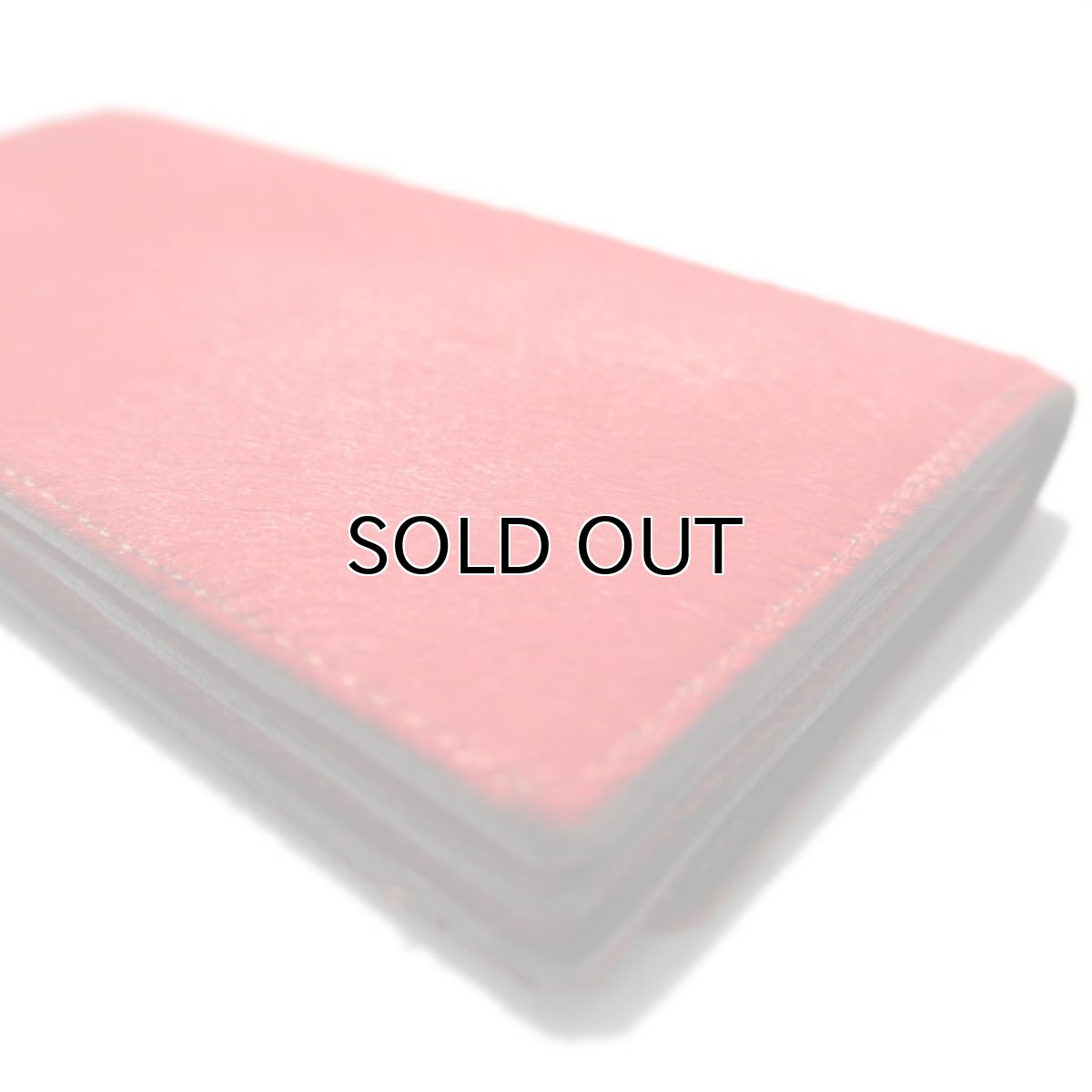 画像8: "JUTTA NEUMANN" Calf Hair Leather Wallet "Waiter's Wallet" -長財布-　color ORANGE / MOCHA BROWN (8)