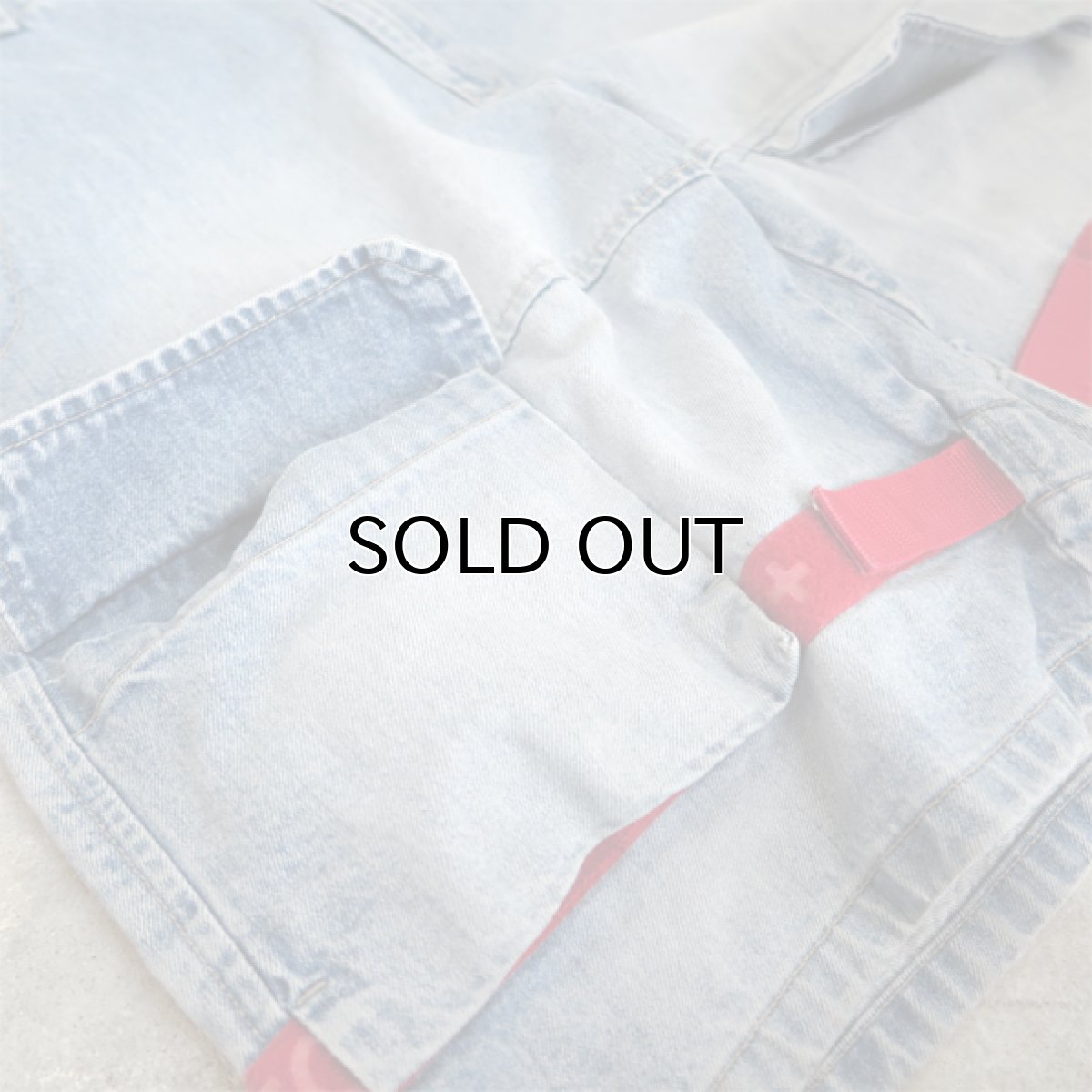 画像6: "MARITHE FRANCOIS GIRBAUD" Baggy Fit Denim Shorts　BLUE DENIM　size W42INCH (6)