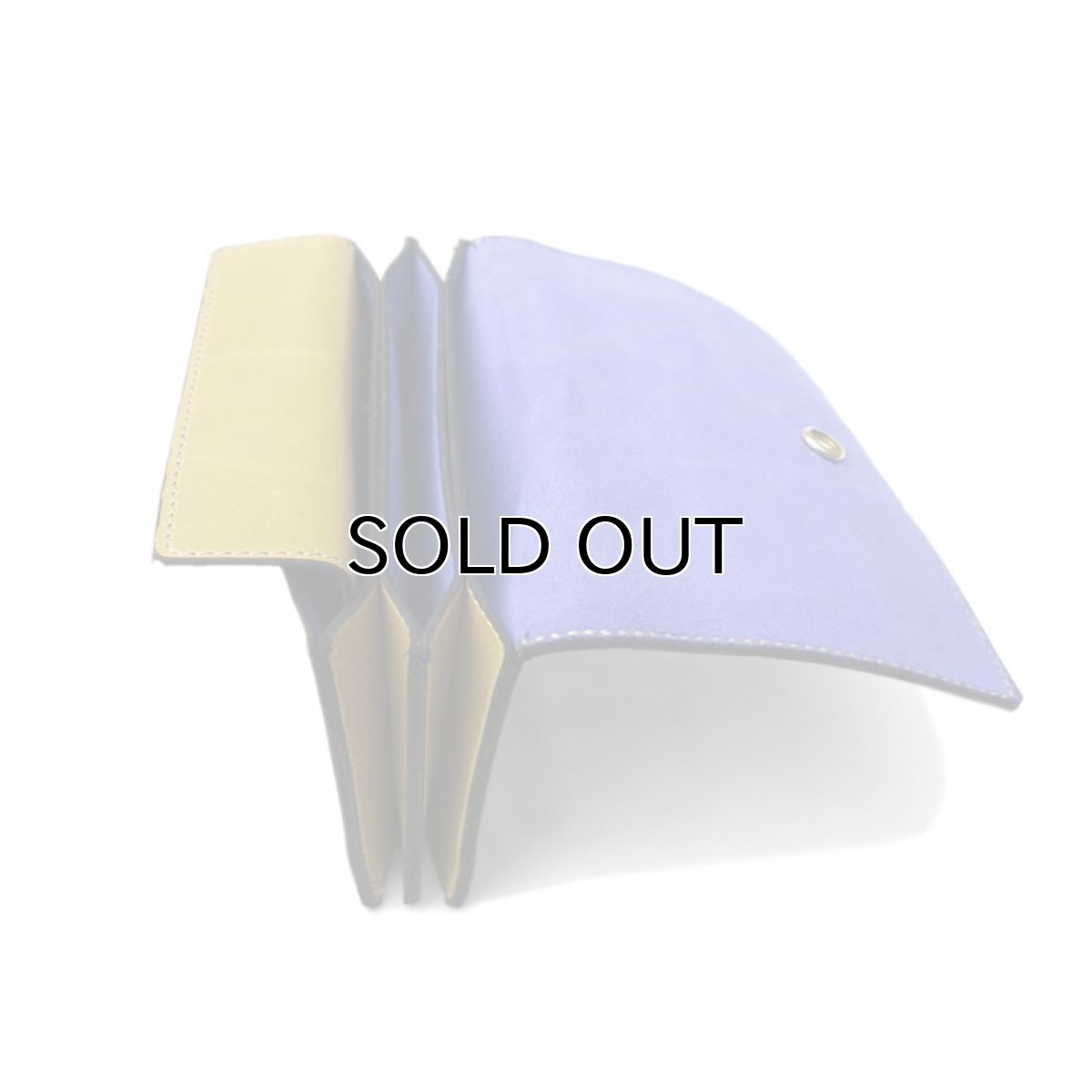 画像5: "JUTTA NEUMANN" Leather Wallet "Waiter's Wallet"  -MEDIUM SIZE-　color MUSTARD / VIOLET (5)