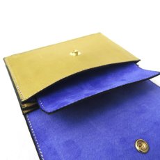 画像6: "JUTTA NEUMANN" Leather Wallet "Waiter's Wallet"  -MEDIUM SIZE-　color MUSTARD / VIOLET (6)