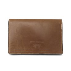 画像2: "JUTTA NEUMANN" Leather Wallet "Waiter's Wallet"  -MEDIUM SIZE-　color SADDLE / LIGHT BROWN (2)