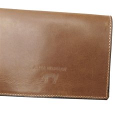 画像8: "JUTTA NEUMANN" Leather Wallet "Waiter's Wallet"  -MEDIUM SIZE-　color SADDLE / LIGHT BROWN (8)