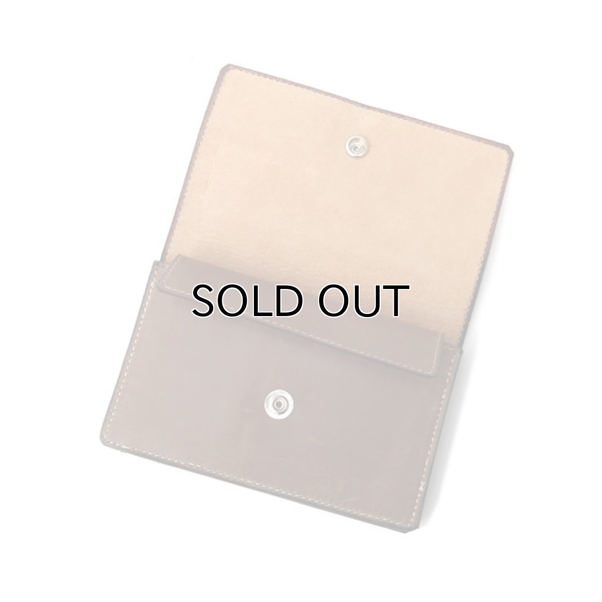 画像4: "JUTTA NEUMANN" Leather Wallet "Waiter's Wallet"  -MEDIUM SIZE-　color SADDLE / LIGHT BROWN (4)