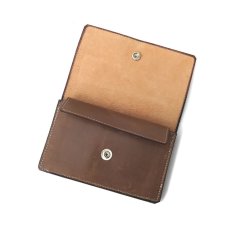 画像4: "JUTTA NEUMANN" Leather Wallet "Waiter's Wallet"  -MEDIUM SIZE-　color SADDLE / LIGHT BROWN (4)