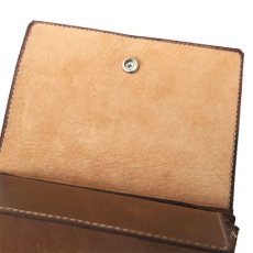 画像7: "JUTTA NEUMANN" Leather Wallet "Waiter's Wallet"  -MEDIUM SIZE-　color SADDLE / LIGHT BROWN (7)