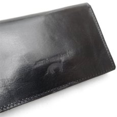 画像8: "JUTTA NEUMANN" Leather Wallet "Waiter's Wallet"  -MEDIUM SIZE-　color BLACK / GREY NAVY (8)