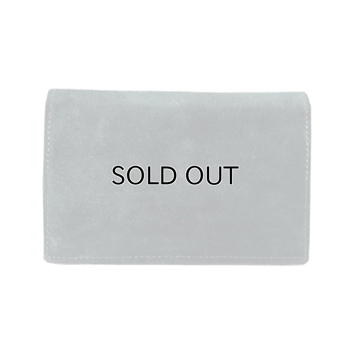 画像2: "JUTTA NEUMANN" Suede Leather Wallet "Waiter's Wallet"  -MEDIUM SIZE-　color HUNTER GREEN / LIME YELLOW (2)