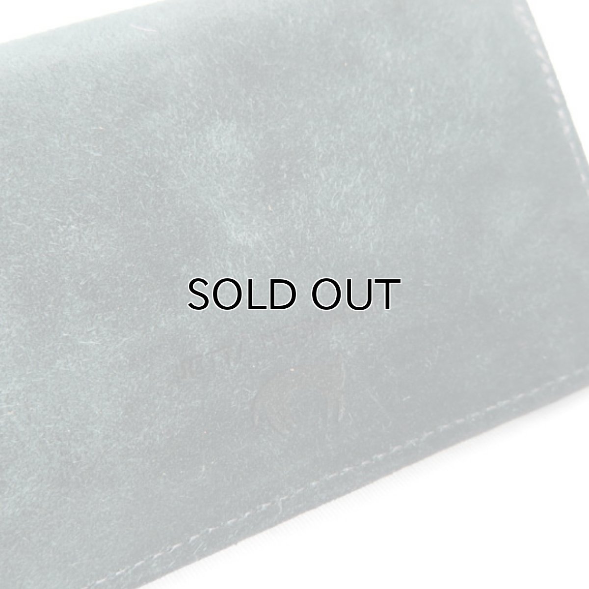 画像8: "JUTTA NEUMANN" Suede Leather Wallet "Waiter's Wallet"  -MEDIUM SIZE-　color HUNTER GREEN / LIME YELLOW (8)