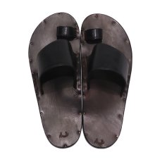 画像5: JUTTA NEUMANN "ALICE" Leather Sandal　BLACK　size 9 D (5)