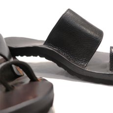 画像6: JUTTA NEUMANN "ALICE" Leather Sandal　BLACK　size 9 D (6)