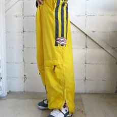 画像8: 1990's "minik" Nylon Easy Trousers　YELLOW/NAVY　size Waist Free (8)