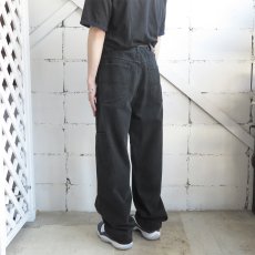 画像10: "MARITHE FRANCOIS GIRBAUD" Baggy Fit Cotton Twill Pants　BLACK　size W36INCH (10)