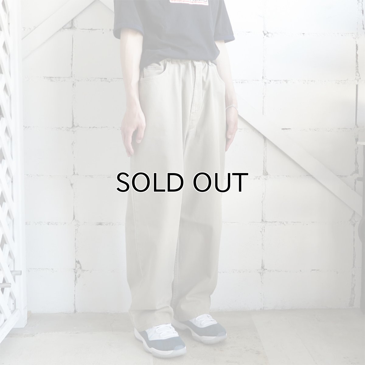 画像6: 1990's~ "Calvin Klein Jeans" Cotton Twill 5-Pocket Pants　KHAKI　size W40INCH (6)