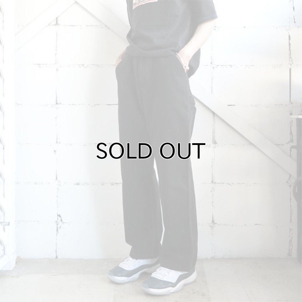 画像9: "Carhartt" Duck Canvas Painter Work Trousers　BLACK　size W33INCH (9)