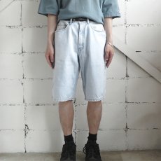 画像2: 1990's Levi's "SILVER TAB" Relaxed Fit Denim Shorts　ICE BLUE DENIM　size W31INCH (2)