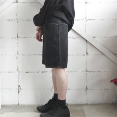 画像3: 1990's~ Levi's "550" Relaxed Fit Denim Shorts　BLACK DENIM　size W33INCH (3)