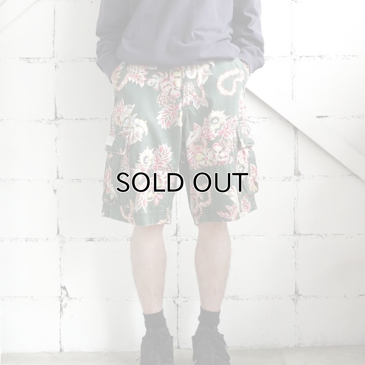 画像2: RALPH LAUREN "DENIM & SUPPLY" Chino Cargo Shorts　BOTANICAL　size W35INCH (2)