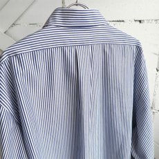 画像4: "Brooks Brothers" Supima Cotton Broad B.D. Shirt　BLUE STRIPE　size XL (4)