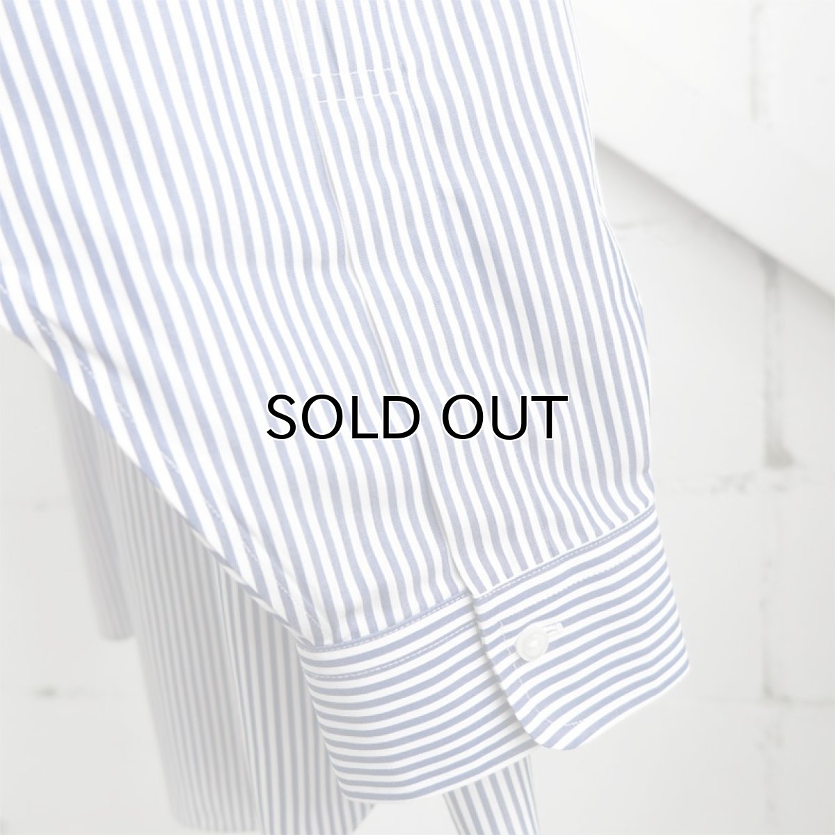 画像5: "Brooks Brothers" Supima Cotton Broad B.D. Shirt　BLUE STRIPE　size XL (5)