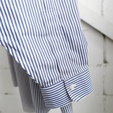 画像5: "Brooks Brothers" Supima Cotton Broad B.D. Shirt　BLUE STRIPE　size XL (5)